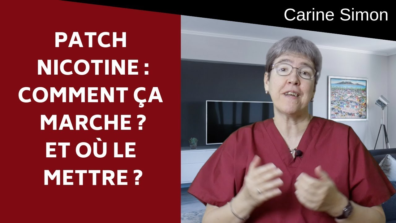 Patch nicotine : Comment ça marche et Où le mettre ?
