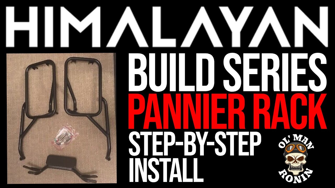 Установка багажника Royal Enfield Himalayan Pannier Rack | Пошаговая инструкция | Ol' Man Ronin (...