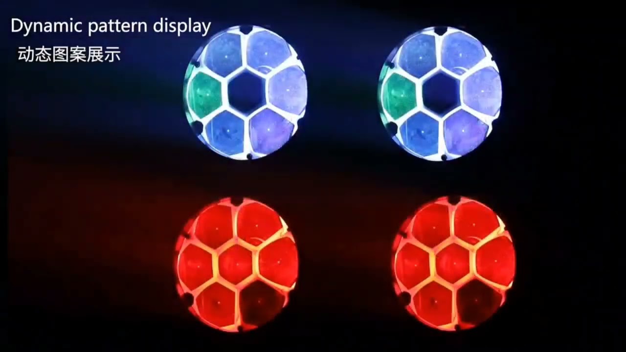 LED 7PCS 40W RGBW Bee Eyes Wash Moving Head with Ring