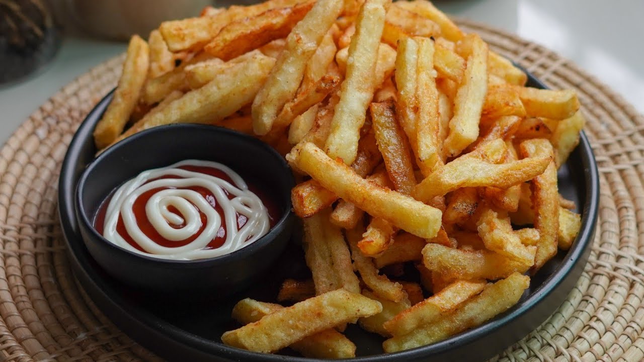 French Fries အာလူးချောင်းကြော်နည်း…👩🏻‍🍳🍟😋