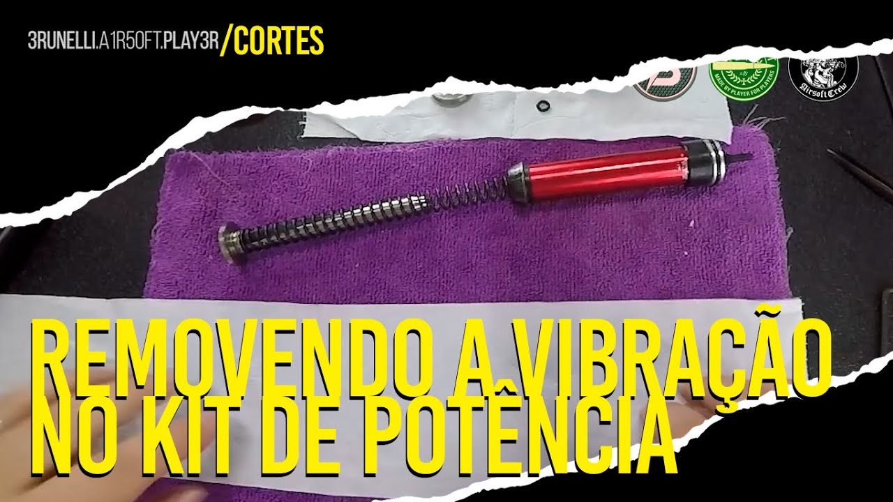 TAC41LS = CORTE - REMOVENDO A VIBRA&Ccedil;&Atilde;O NO KIT DE POT&Ecirc;NCIA (DISPARO SILENCIOSO)
