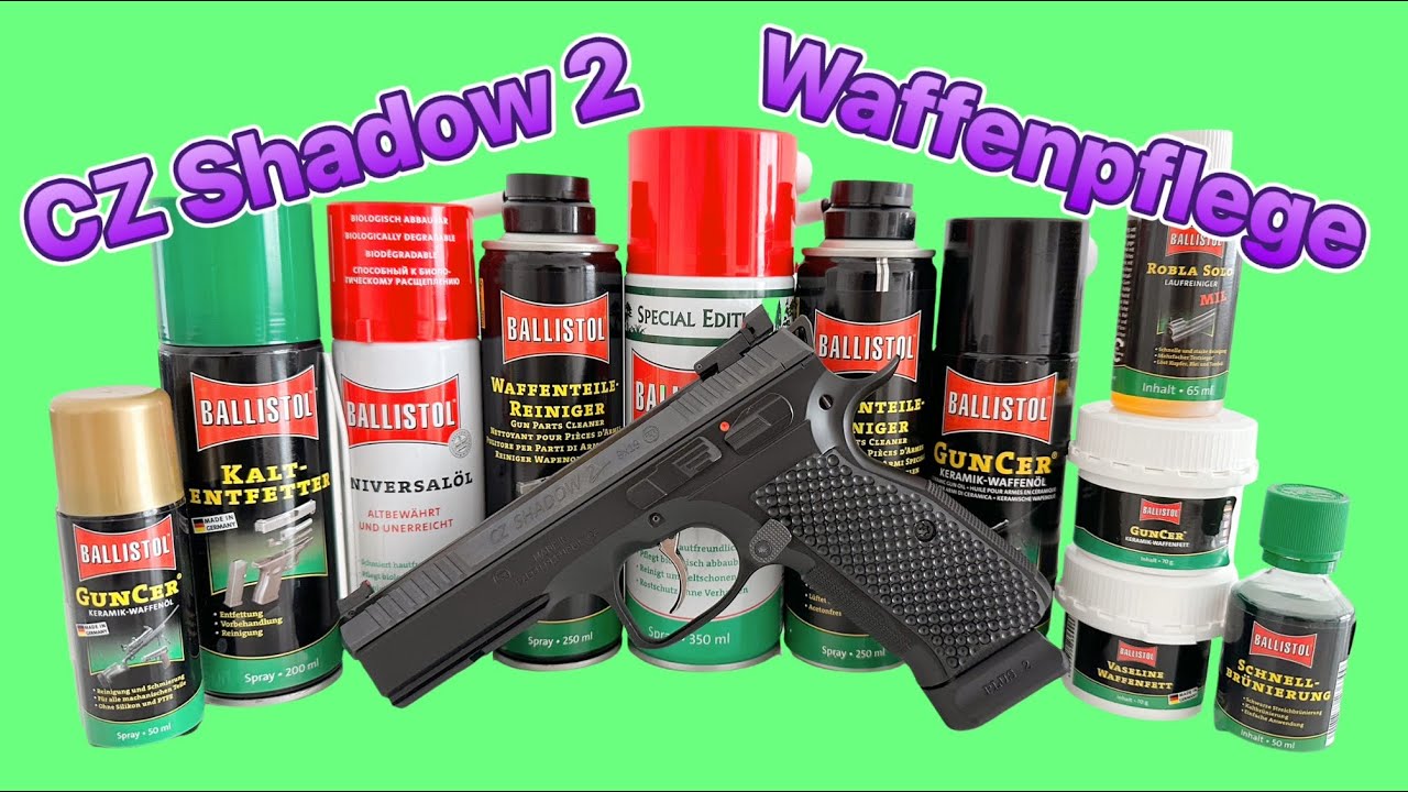 Waffenpflege - CZ Shadow 2 | Waffenreinigung - How to clean CZ Shadow 2 - Pistole reinigen