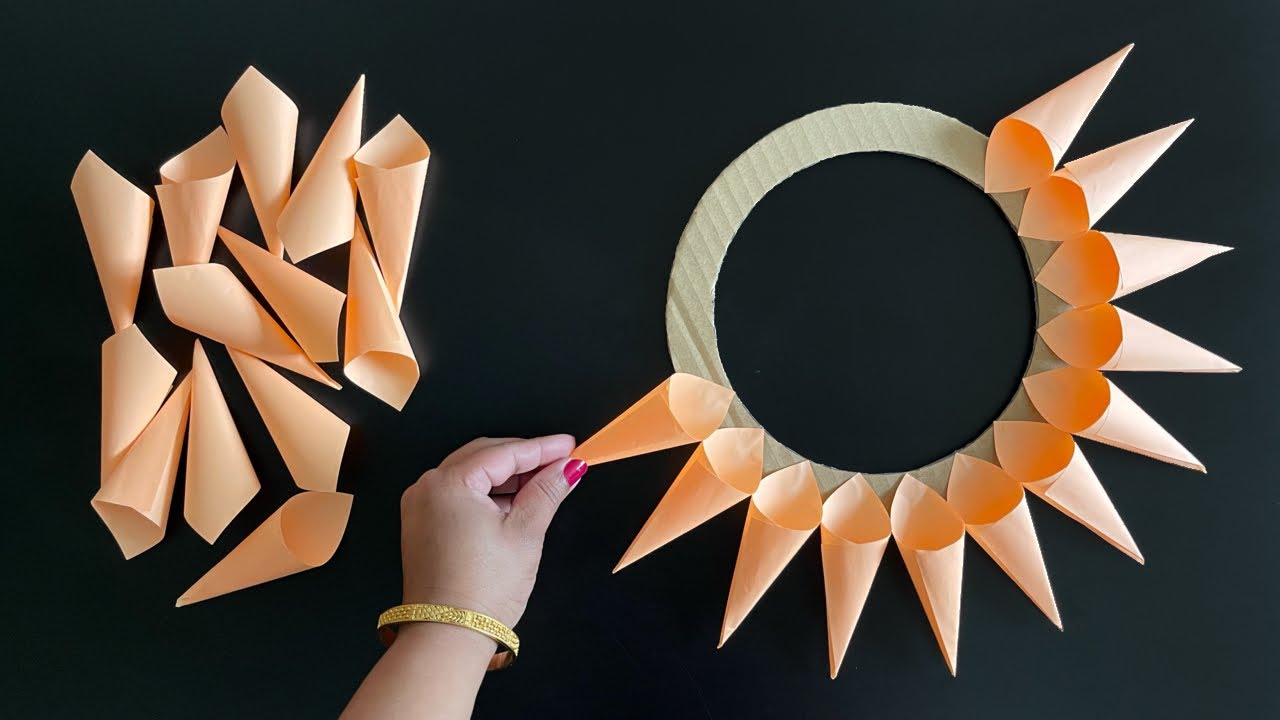 Beautiful and Easy Paper Wall Hanging / Paper craft For Home Decoration / Wall Mate / DIY Wall Decor
