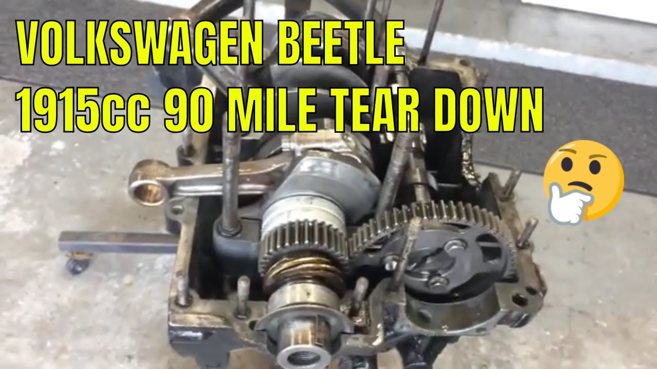 HOT 1915cc VW Engine Tear Down After 90 Miles! Sneak Peak At A New Aluminum Case!