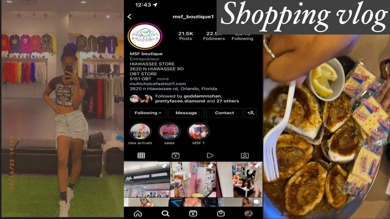 VLOG: spend the day with me SHOPPING!!!!!