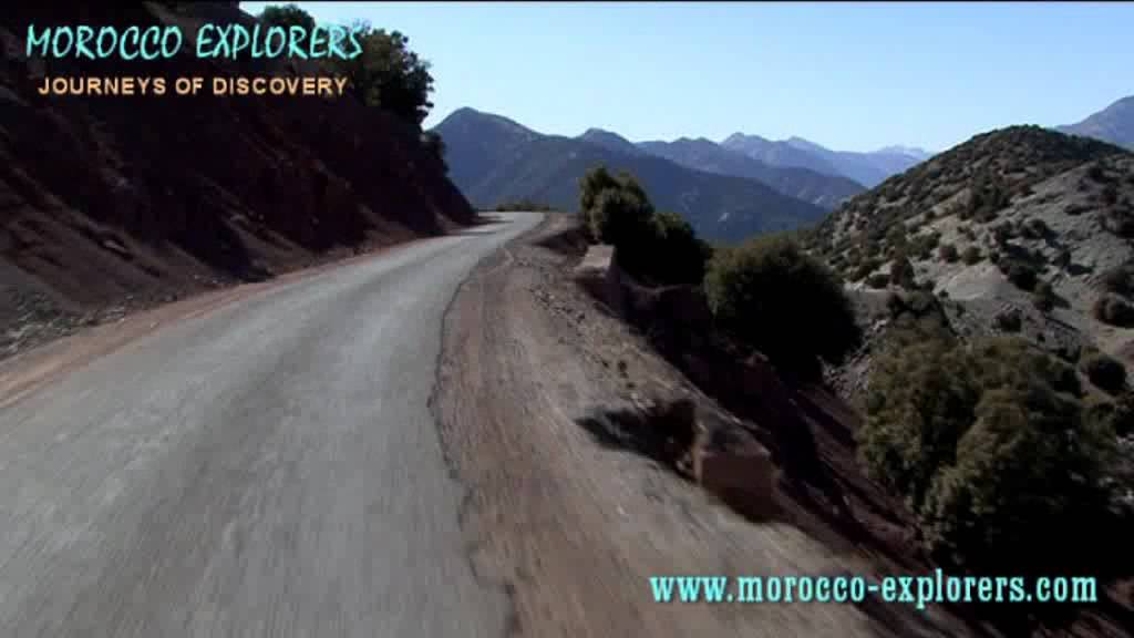 Tizi n Test Pass, a breath taking drive through the High Atlas Mountains Morocco