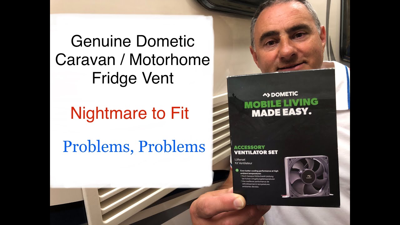 Fitting the Genuine Dometic Fridge Ventilator Fan Kit - for Caravan or Motorhome