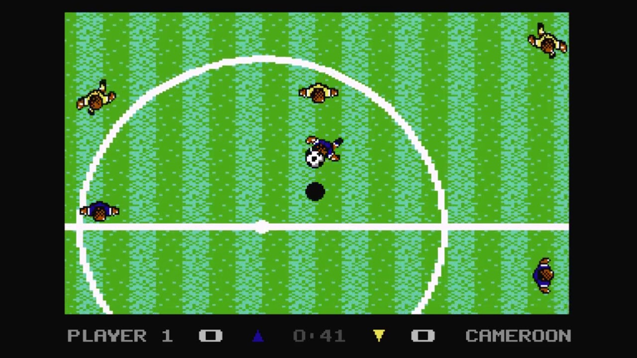10 minutes of Microprose Soccer (C64)