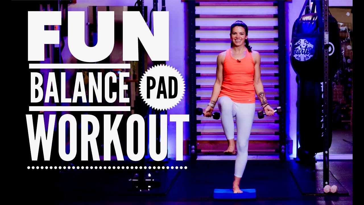 Balance Pad Workout - Upper Body & Cardio | Follow Along