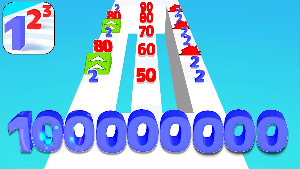 New Satisfying Mobile Game Number Masters Play 1000 Levels Tiktok Gameplay iOS,Android Max Update