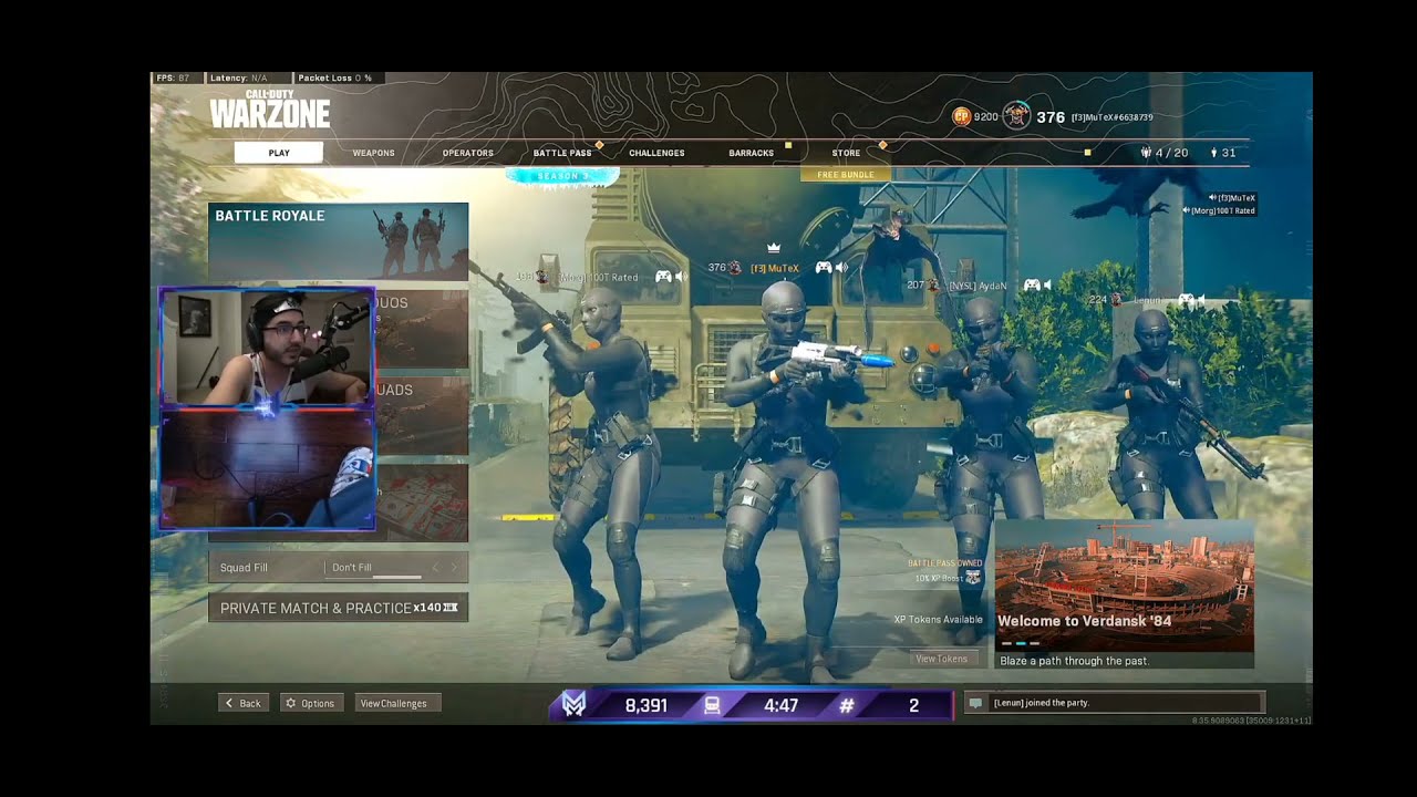 AYDAN AND RATED's BEEF INVOLVES MUTEX TOO.. || COLD WAR WARZONE SEASON 3||