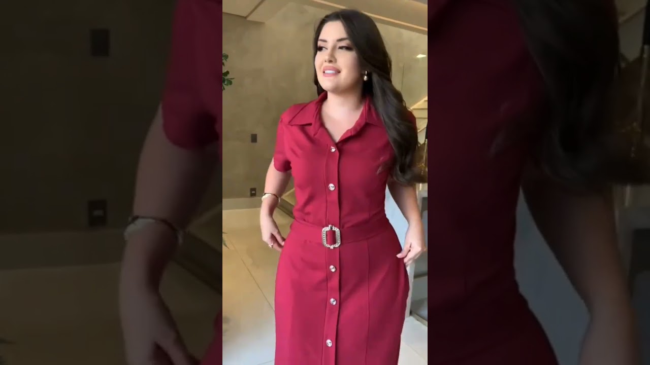 Vestido MIDI - Moda Evangélica 