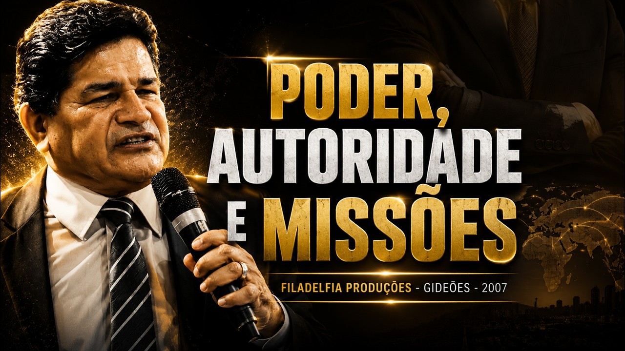 Pr. Gilmar Santos - Poder, Autoridade e Missões - Gideões 2007 - Full HD