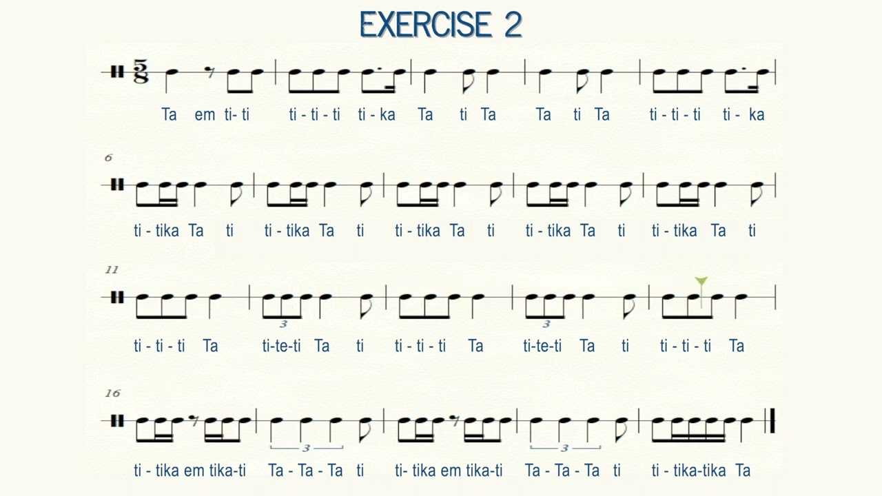 IRREGULAR TIME SIGNATURE RHYTHM EXERCISE #musiclessons