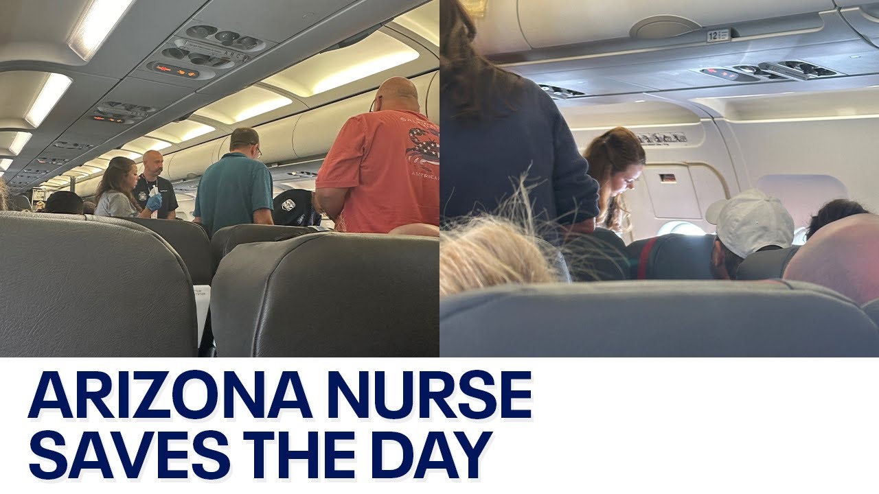 Arizona nurse saves man during flight