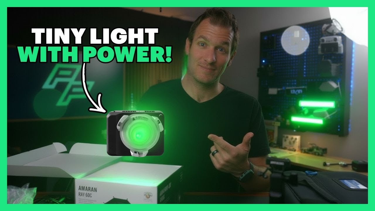 Распаковал Amaran Ray 60C… Эта RGB-подсветка меня УДИВИЛА!