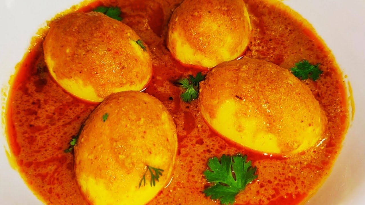 अंडा करी- अंडा कोरमा |  Egg Korma -Egg Curry Recipe | Egg In Spicy Gravy