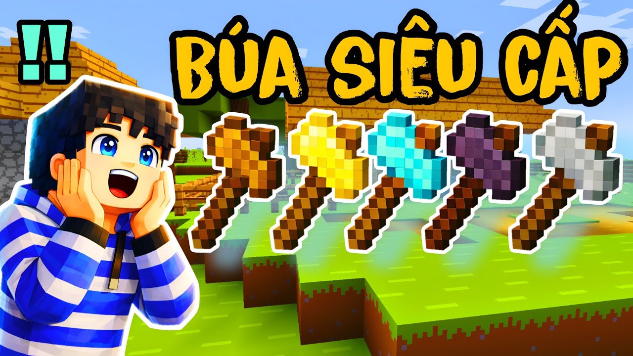 JAYAKE TÌM THẤY NHỮNG CHIẾC BÚA SIÊU CẤP KHI ĐANG LÀM NHIỆM VỤ TRONG MINECRAFT 🔥🗣️