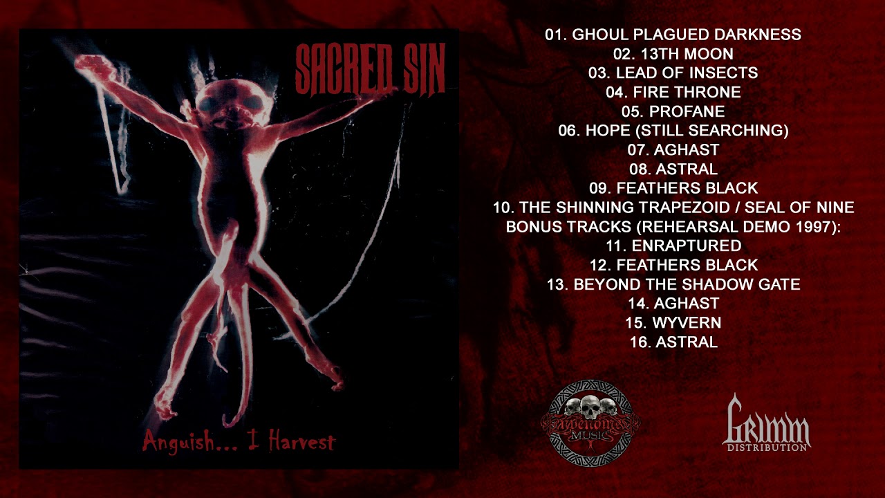 Sacred Sin - Anguish... I Harvest (2019) [Full Reissue]