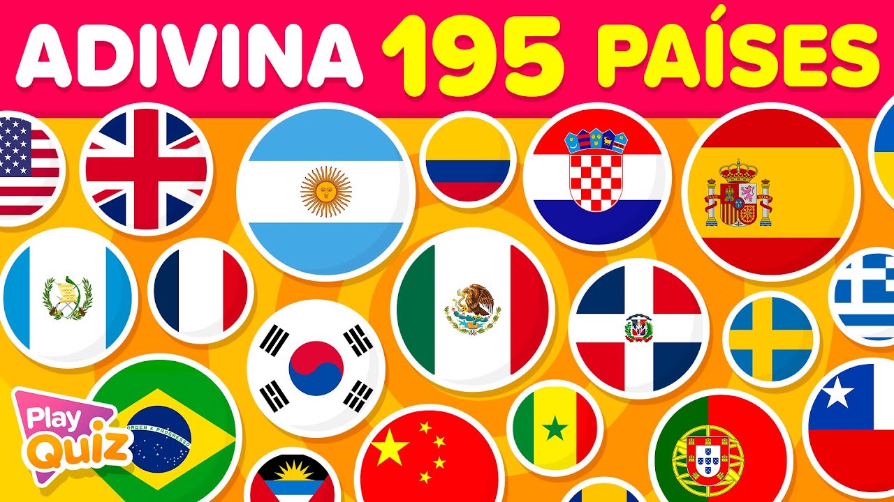 Adivina TODAS las Banderas del Mundo 🌍🧠🤓 | Adivina el País | Test Geografía | PlayQuiz Trivia