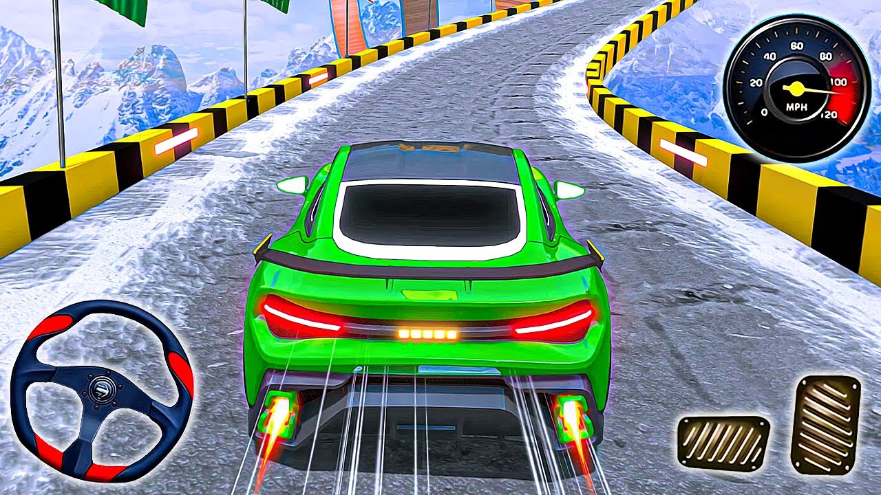 Mega Ramp Car Race - Ultimate Super Ramp Stunt Car Racing - Android GamePlay