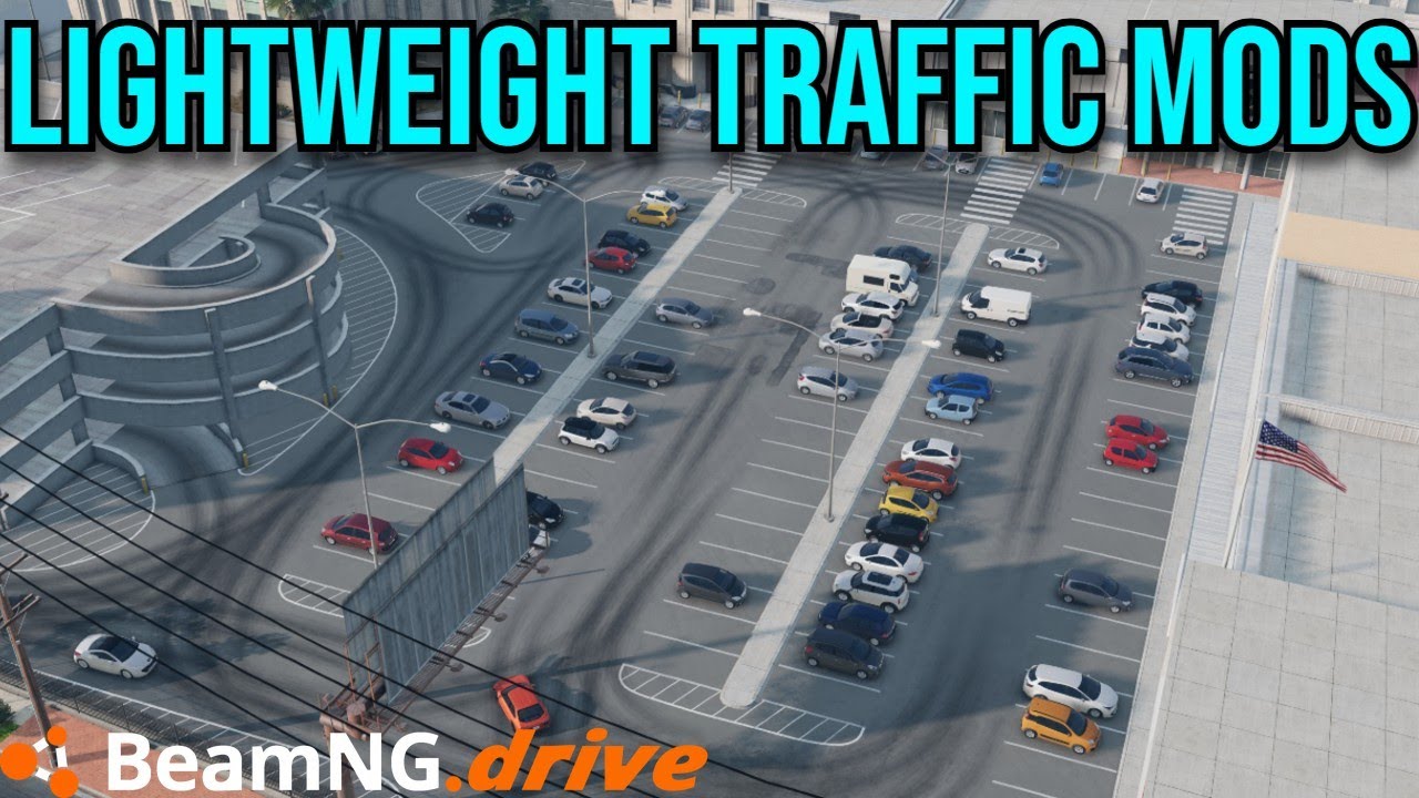 Quick look at two lightweight mods for Traffic - BeamNG.drive