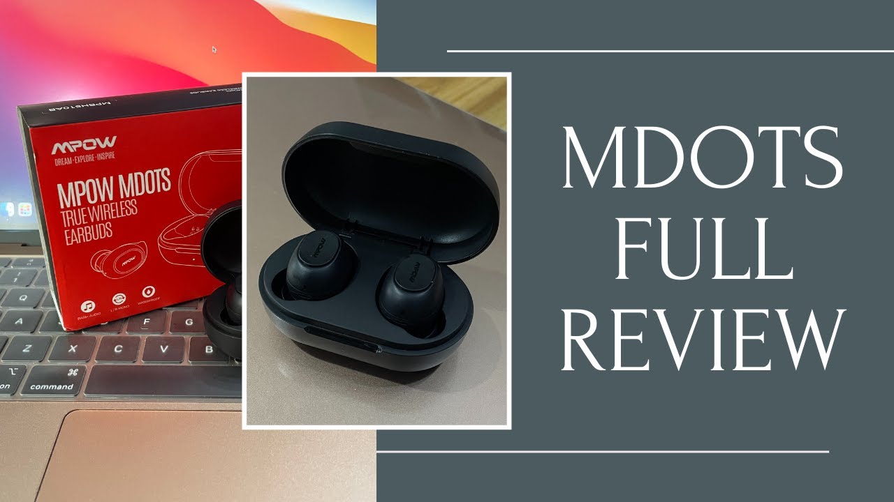 MPOW MDots Bluetooth Wireless Earbuds FULL REVIEW + Mic Test | All about the BASS