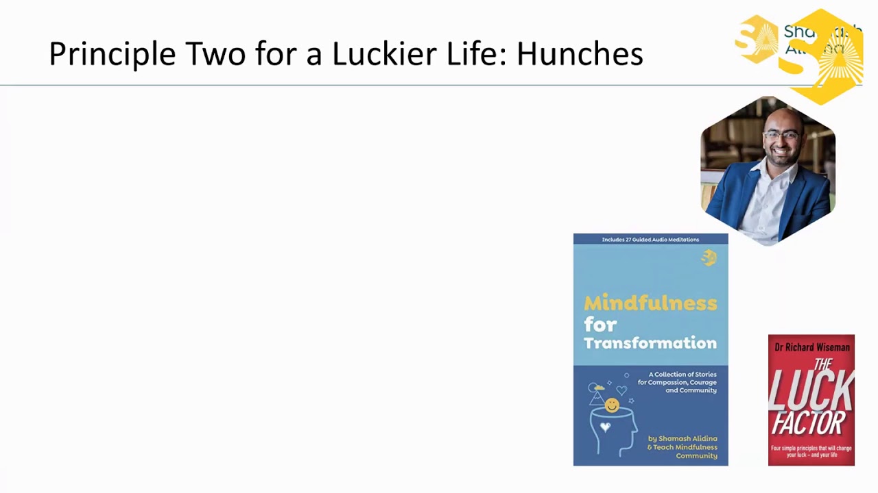 Day 29 - Luck School: Listen to Your Lucky Hunches - Principle Two Summary!