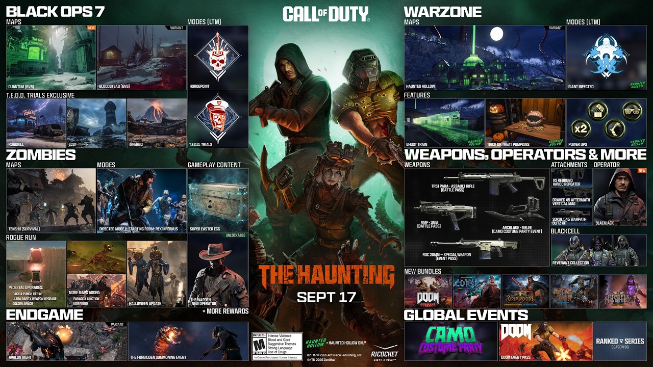 ПОЛНЫЙ обзор дорожной карты и контента 6-го сезона Black Ops 7&hellip; (The Haunting, суперпасхалка и ДР...
