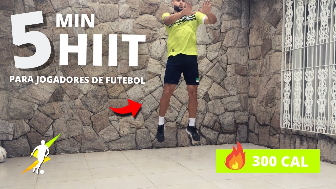 TREINO DE HIIT PARA JOGADORES DE FUTEBOL | Treinando em casa