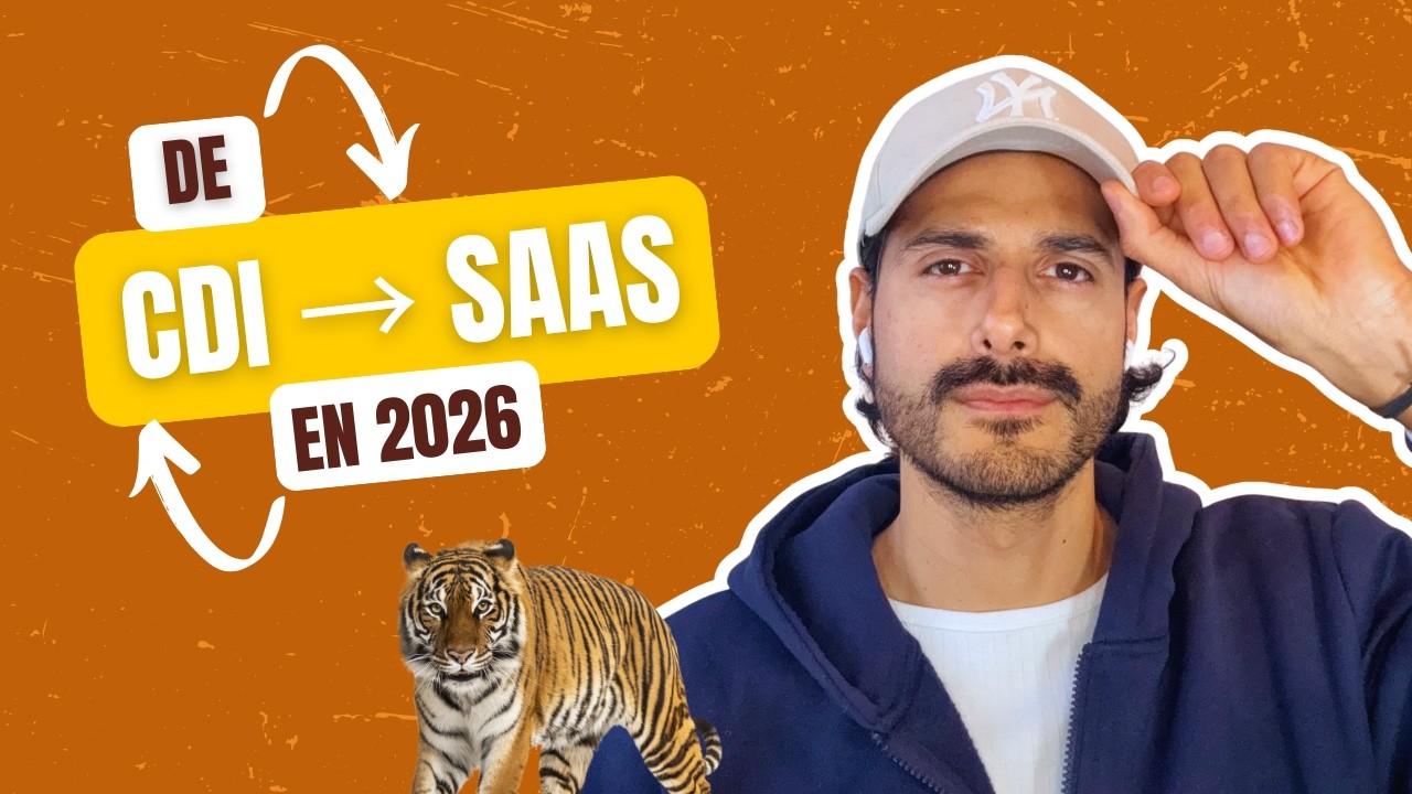 Si je devais lancer un SaaS avec un CDI en 2026, voici EXACTEMENT ce que je ferais.