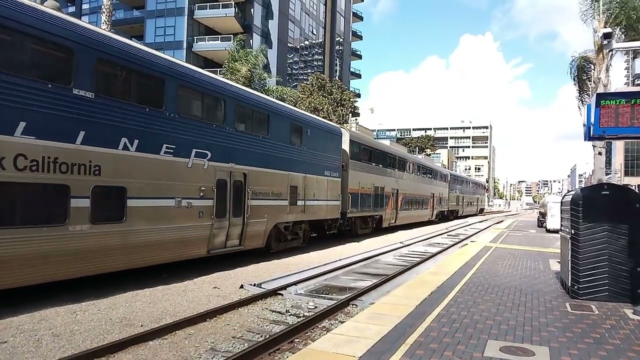 Amtrak 777 departs San Diego 