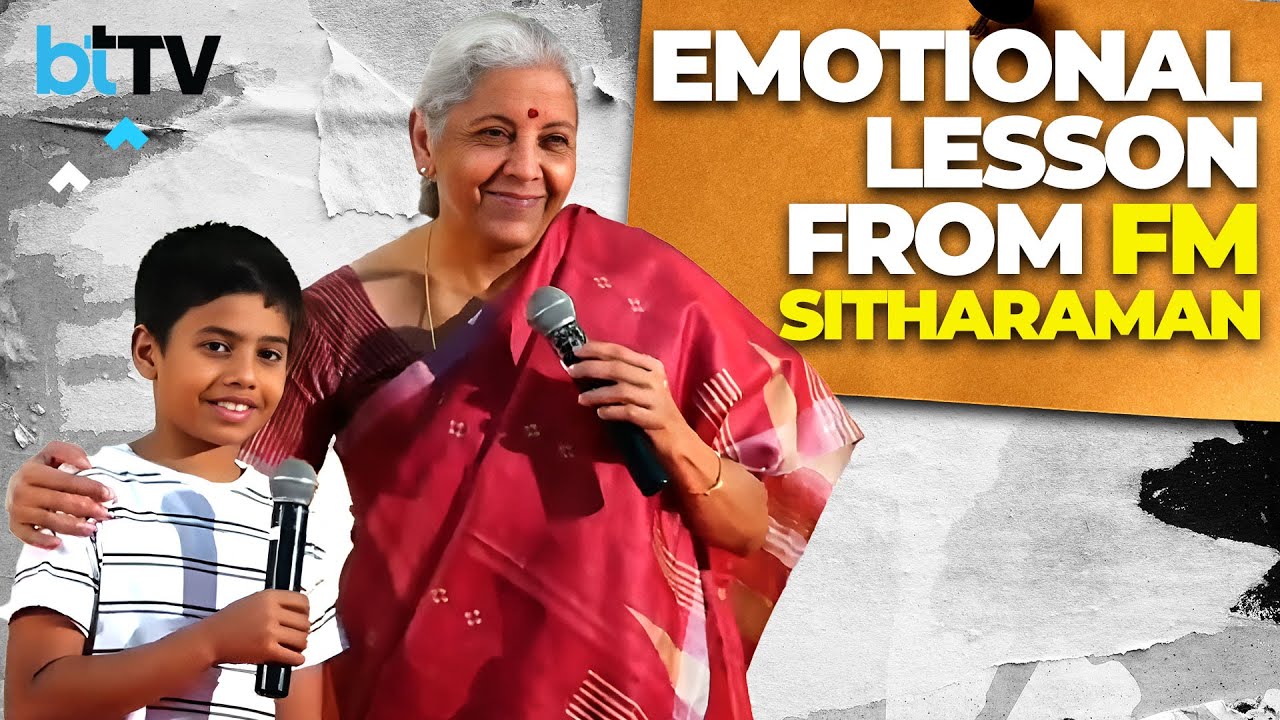 Nirmala Sitharaman's Emotional Moment: Teaching Children The Value Of Saving