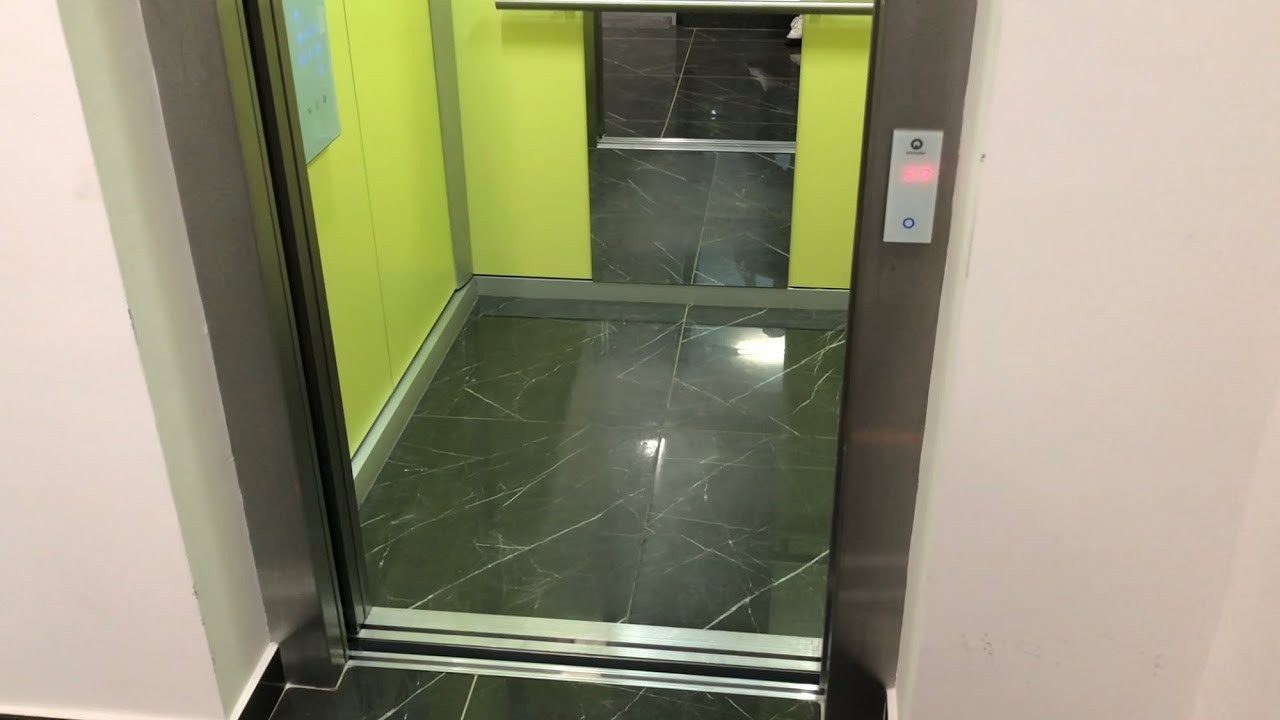 Brand new 2019 Schindler 3300 Elevator at apartment building, Tuzla, Bosnia