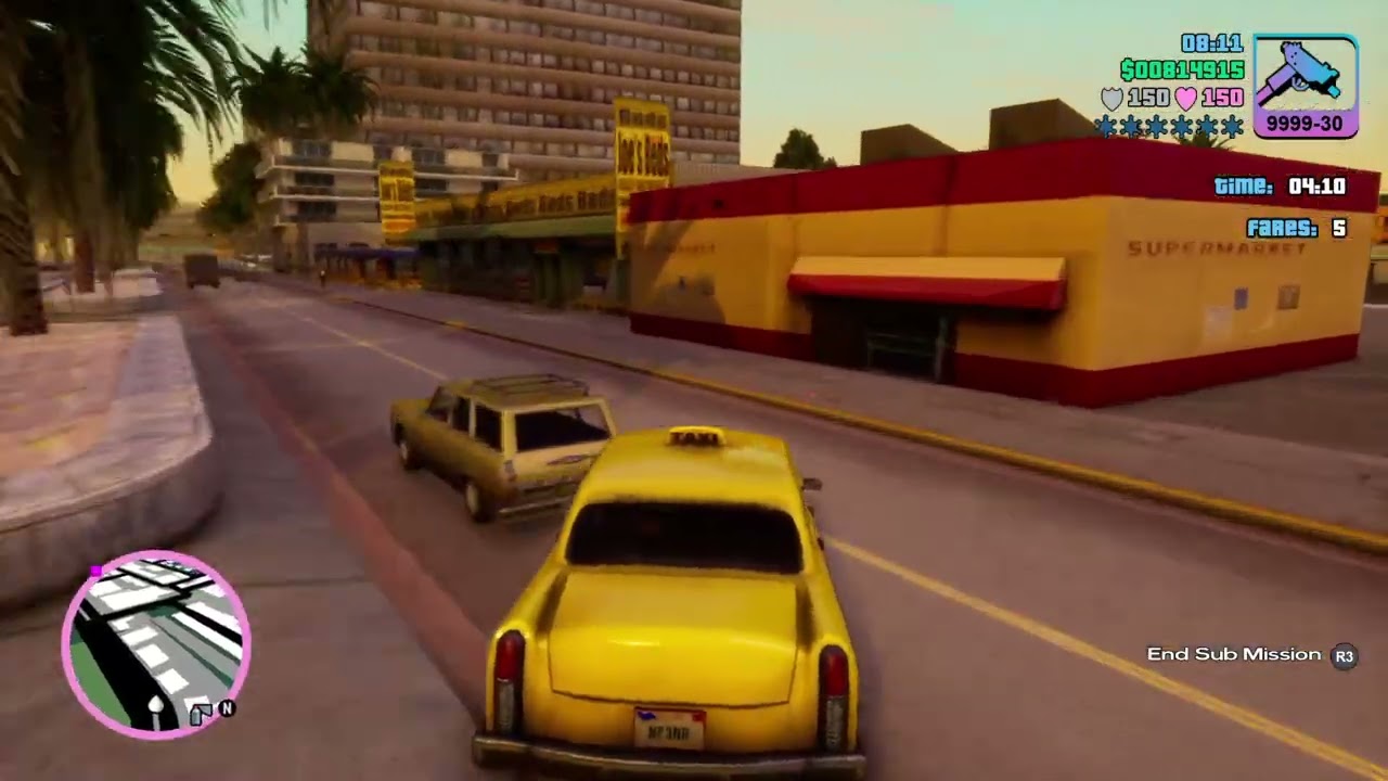 Grand Theft Auto: Vice City – The Definitive Edition Taxi Missions #321