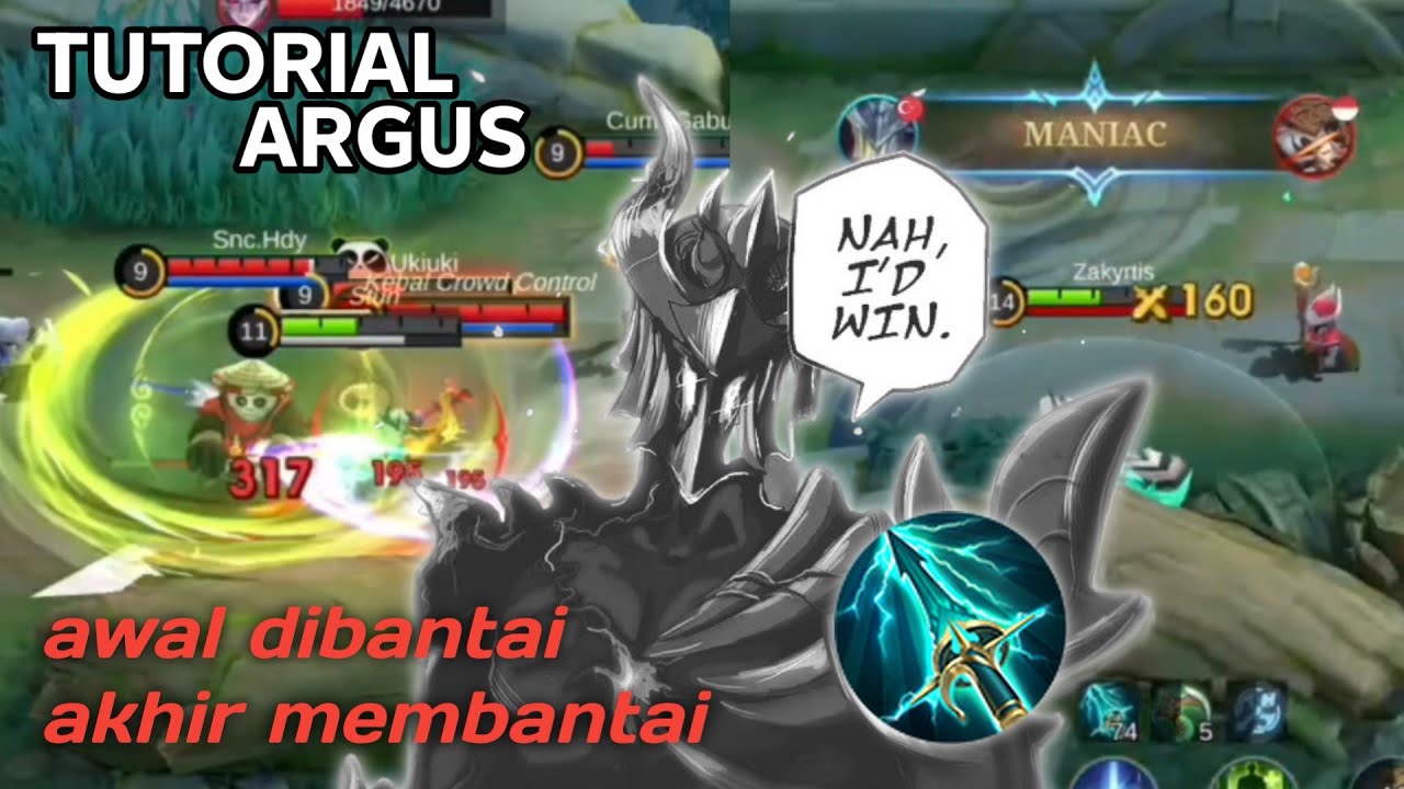 Tutorial Argus 2025 Terbaru ! Pake Sky Piercer  Musuh Panik Semua ! 