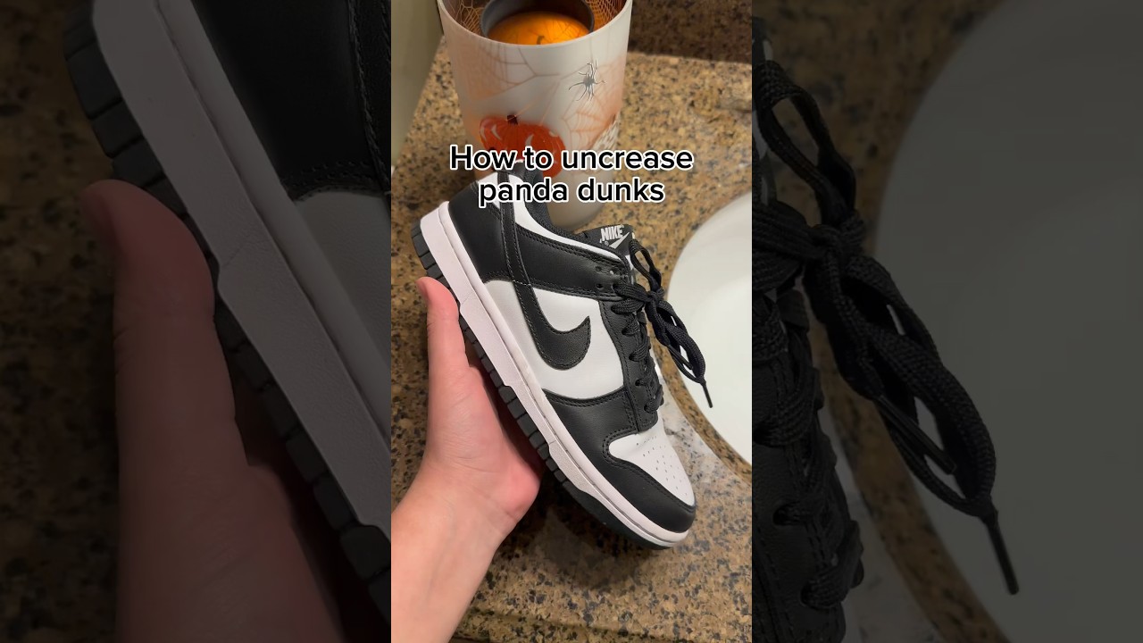 How to Removes Creases on Panda Dunks!