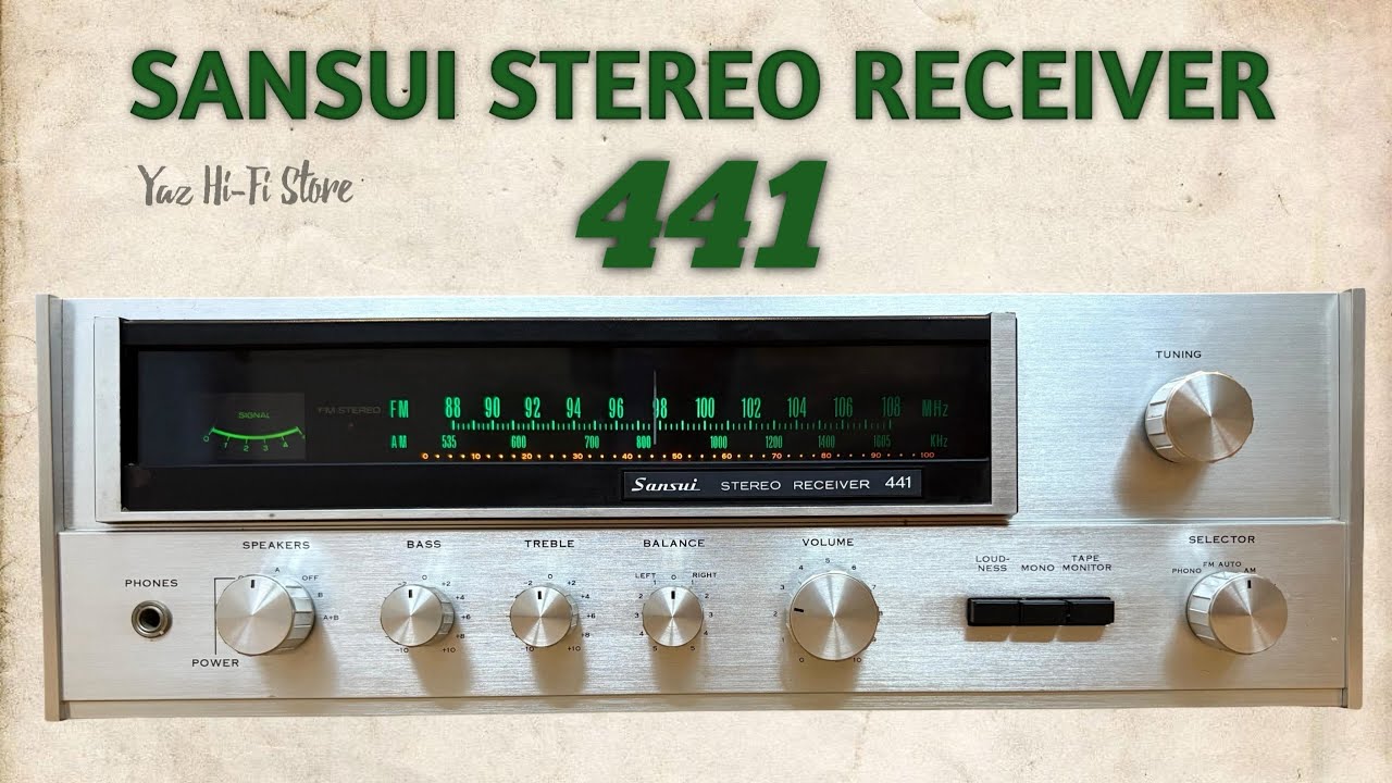 Sansui Stereo Receiver 441 #stereoamplifier #sansui #viral #stereo #vintageaudio #highendaudiophile 