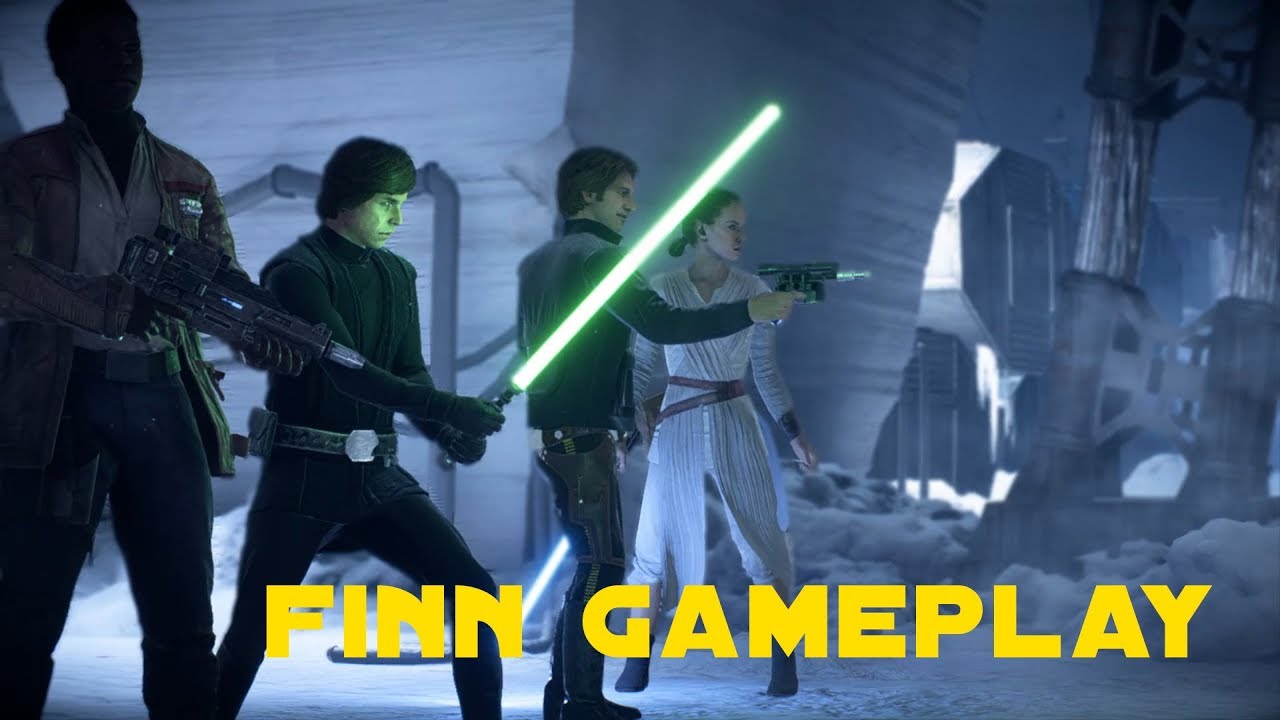 BATTLEFRONT 2 | FINN GAMEPLAY | HEROES VS VILLAINS