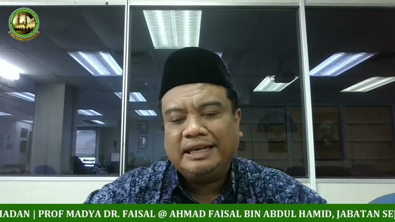 Prof Madya Dr. Faisal @ Ahmad Faisal Bin Abdul Hamid | Tazkirah Ramadan 1447H/2026M