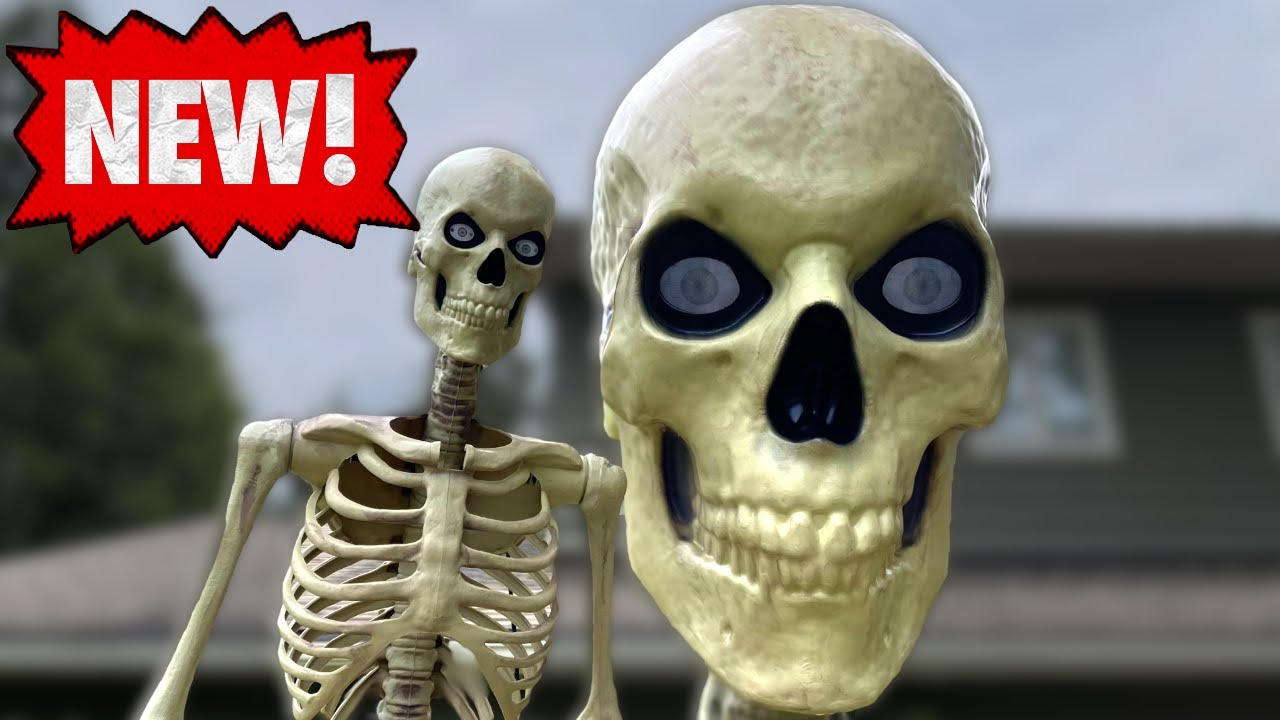 3FT MINI SKELETON STATUE Halloween Prop Comparison Review! (Home Depot 2023 Exclusive)