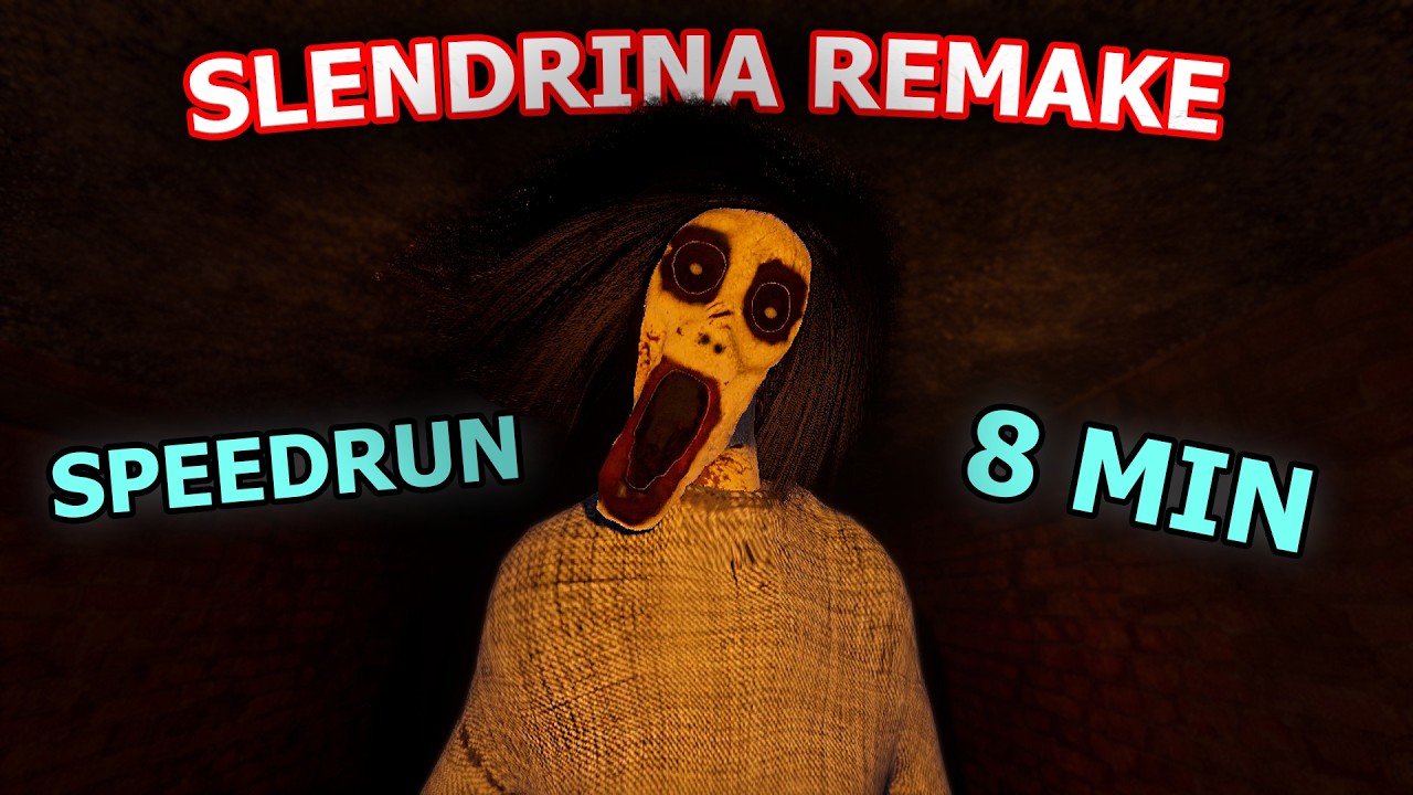 SLENDRINA REMAKE Speedrun - 8:03 - WR (No commentary) (Easy)