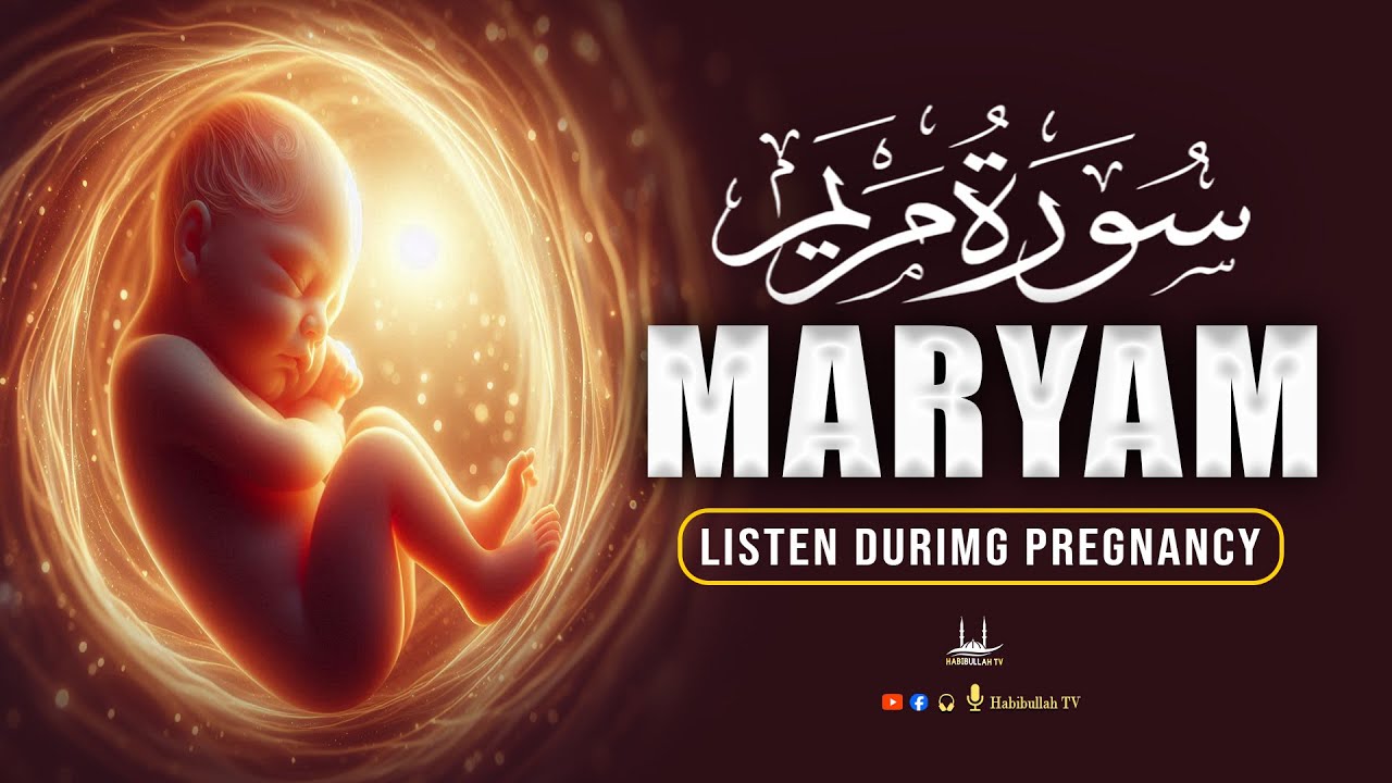SURAH MARYAM For Pregnancy MUST-Listen Daily | This Powerful Surah Listen in Pregnancy-Habibullah TV