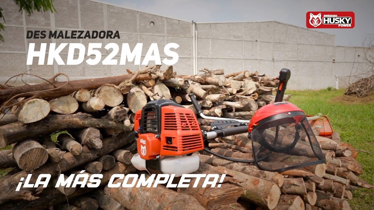 ¡LA MÁS COMPLETA! | DESMALEZADORA SWEDISH HUSKY POWER HKD52MAS / ARMADO