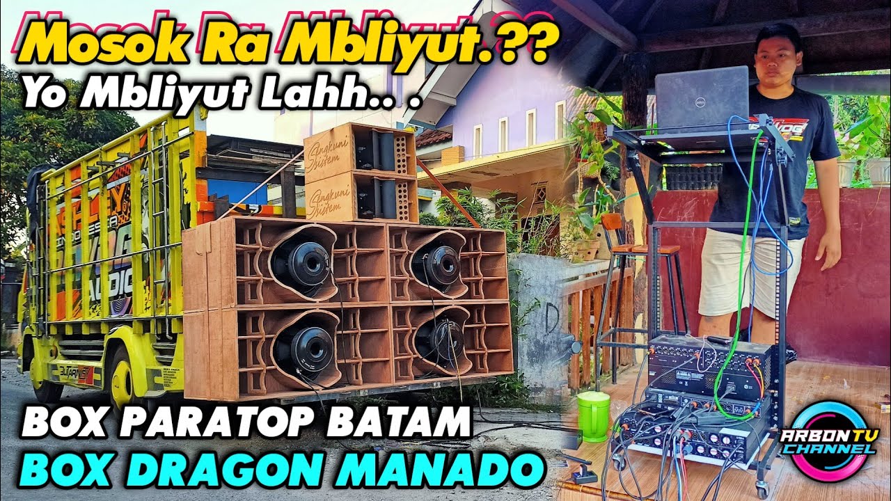 BREWOG Cek Sound 4 Box DRAGON Dan Box PARATOP Untuk MEGATRON
