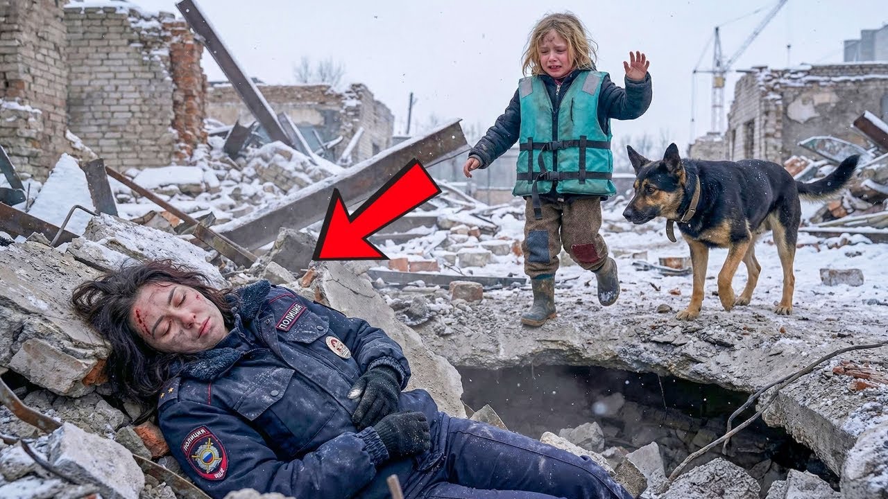 Бездомная девочка и её собака нашли умирающего полицейского — и дальше сердца растаяли