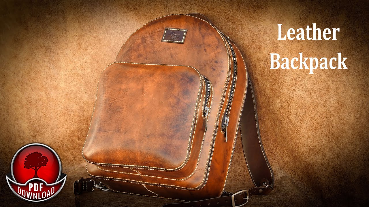 Leather Backpack Pattern / Template by Oak Leathercraft
