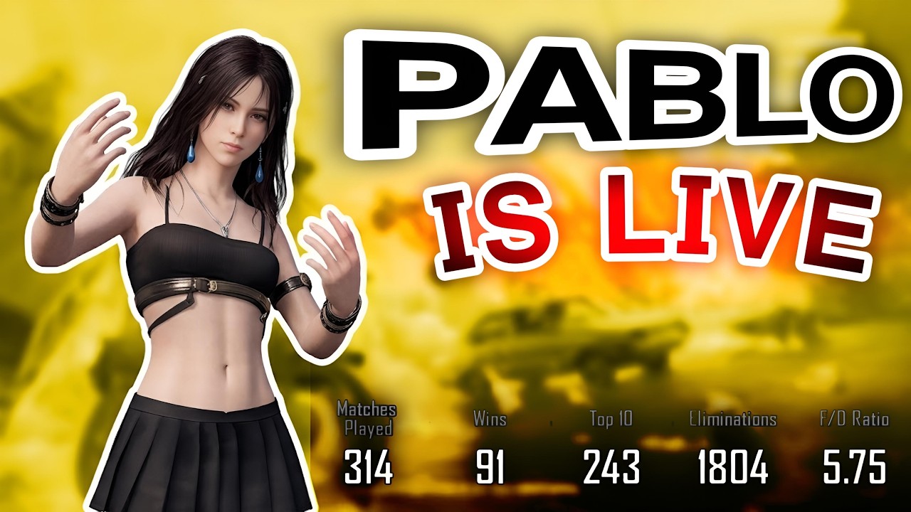 LETS GO | PABLO IS LIVE | CONQUEROR LOBBY MATCHES | BGMI LIVE | RP GIVEAWAY LIVE ON 200SUBS | PUBG
