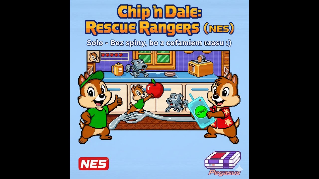 Chip 'n Dale: Rescue Rangers (NES) - Cała Gra