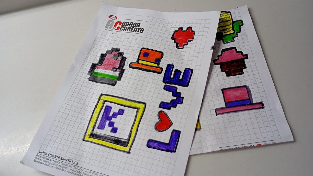 En basit pixel art örnekleri ✨😍